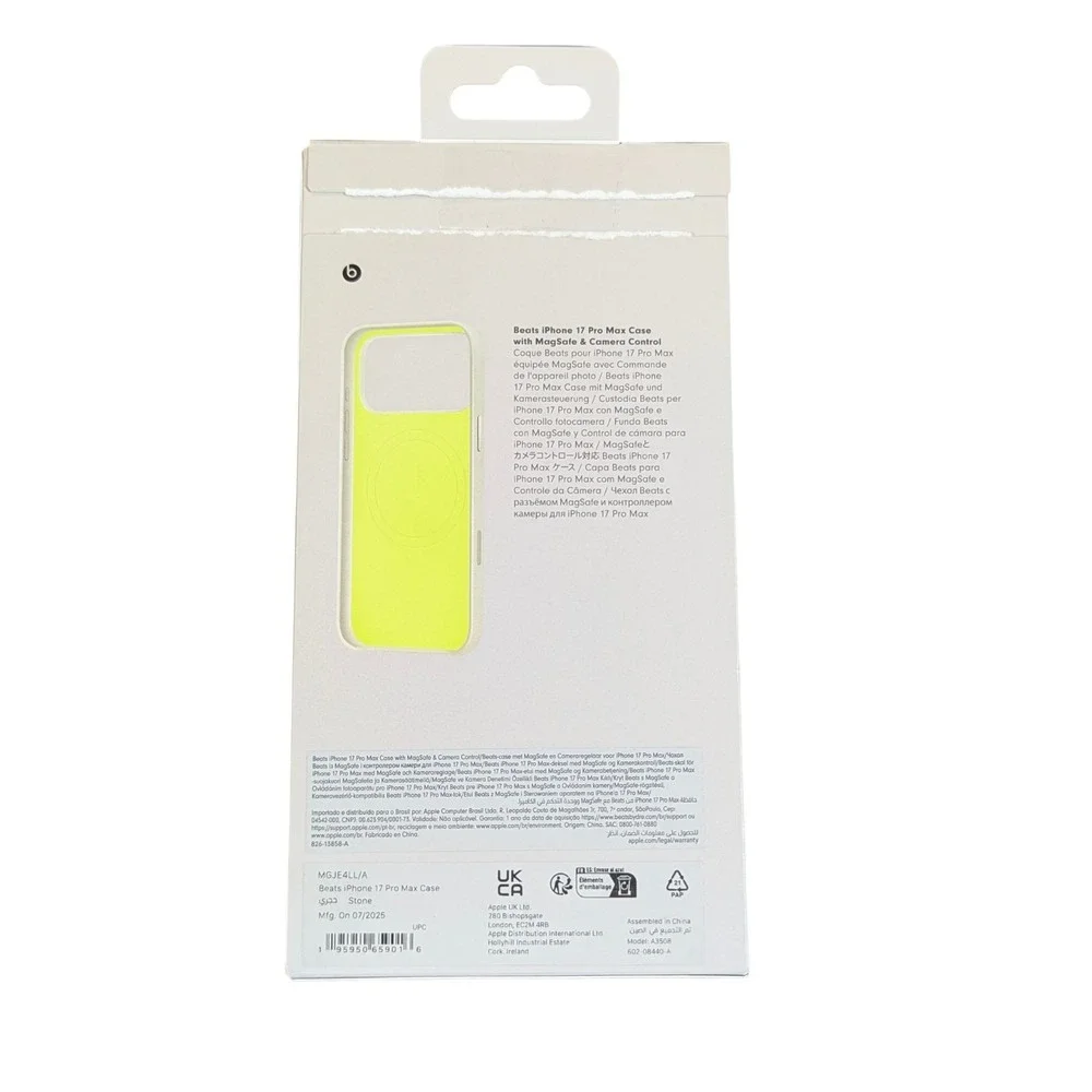 Nn1-X Beats iPhone 17 Pro Max Case w MagSafe and Camera‎ Control Lime Stone ⬇️